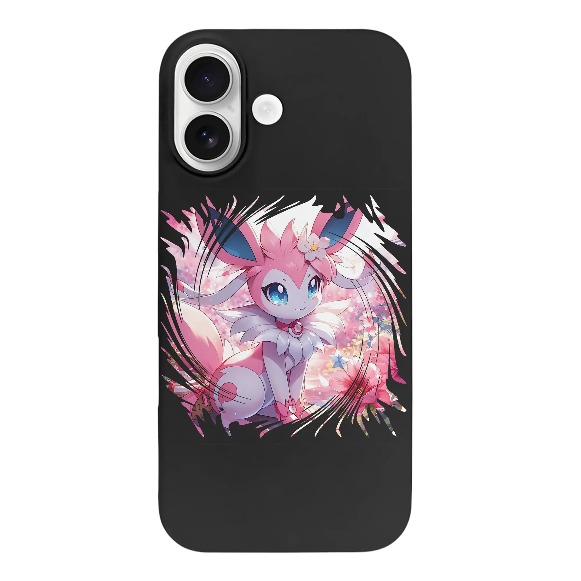 ポケモン グッズ,ニンフィア - iPhone 17 シリーズ シリコンケース 薄型 耐衝撃 指紋防止 ソフトタッチカバー 精密フィット 傷防止 保護ケース iPhone 17/17 Air/17 Pro/17 Pro Max 対応